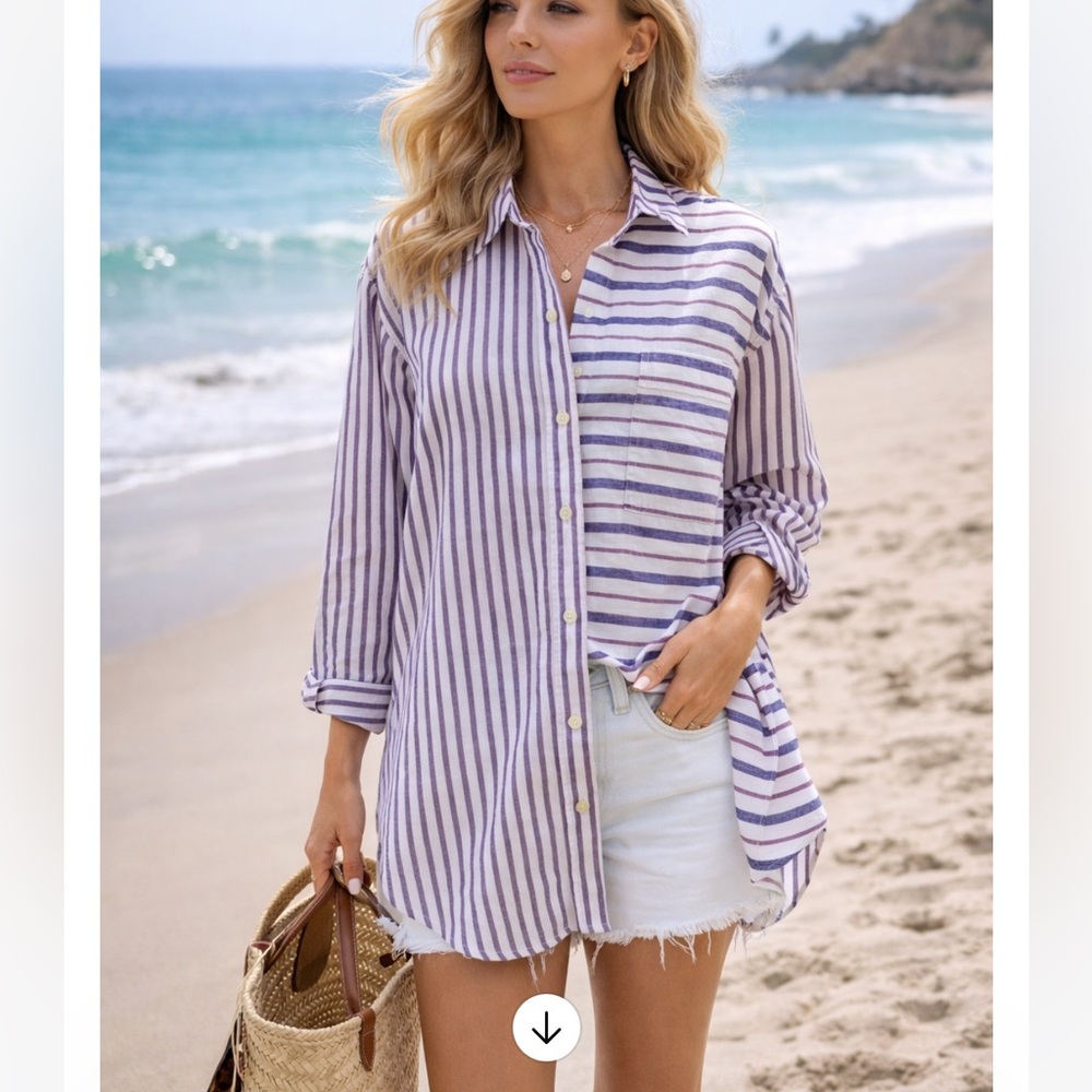 🔥LINEN blend TUNIC sz S NEW  NWOT JCrew Price firm!